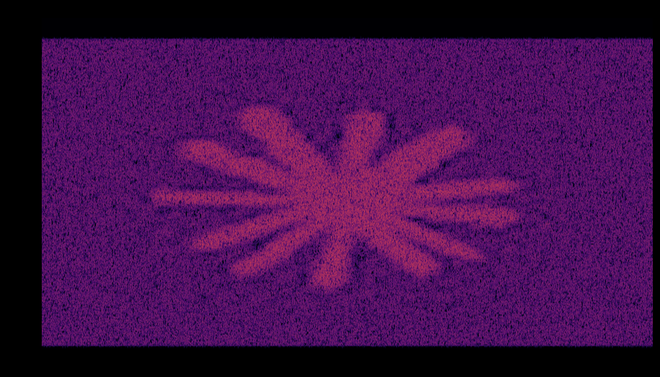 Claude sparkle logo visible in audio spectrogram
